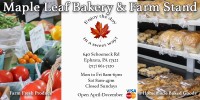Maple Leaf Bakery and Farm Stand Logo