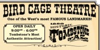 The Birdcage Theatre/Fallen Angel Logo