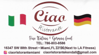 Ciao Ristorante Logo