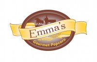 Emma's Gourmet Popcorn Logo