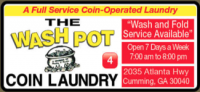 Washpot Coin Laundry Logo