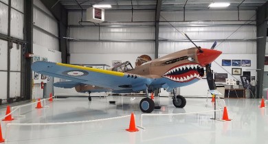 Japanese Parachute Wedding Dress & Fighter Jets: The Warhawk Air Museum [ID]