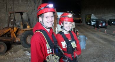 Traveling On Air Underground: Louisville Mega Cavern Ziplining [RVIA National RV Show - Louisville, Kentucky]